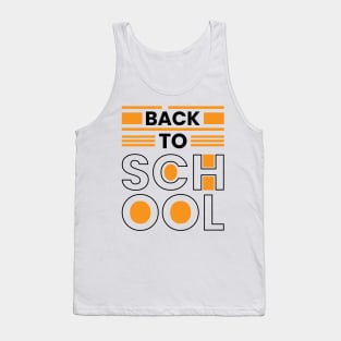 Back to school typography design Tank Top